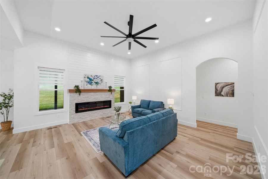 arched doorways, lots of natural light, come check it out!!