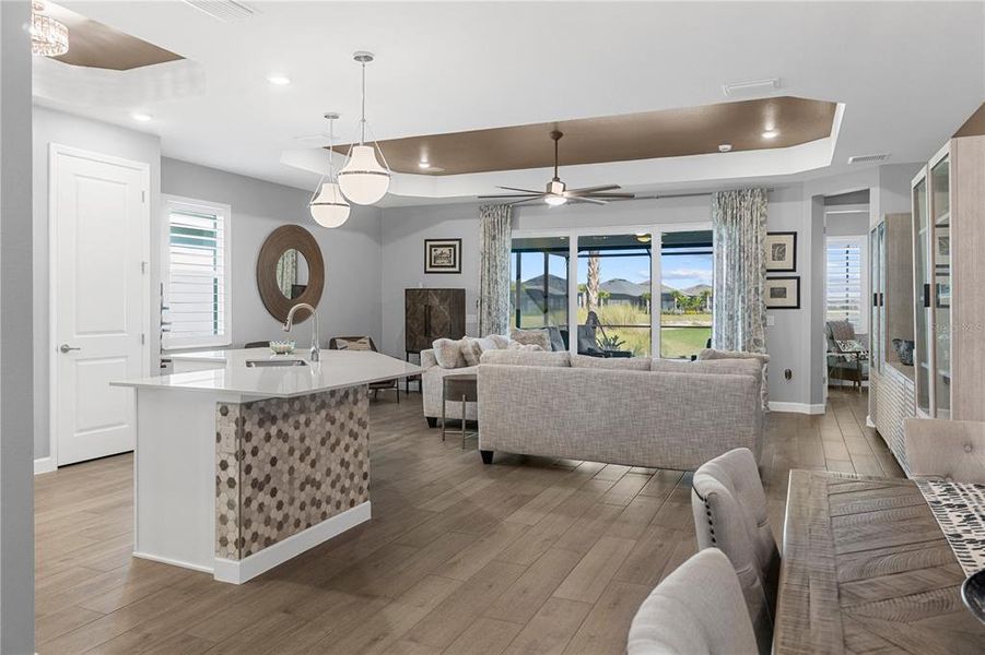 Furnished interior view inside a new home in , Punta Gorda (Image 29).