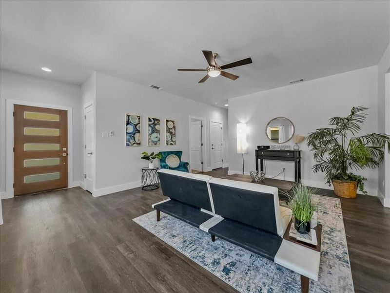 Furnished interior view inside a new home in , Granbury (Image 8). Furnished interior view inside a new home in , Granbury (Image 8).