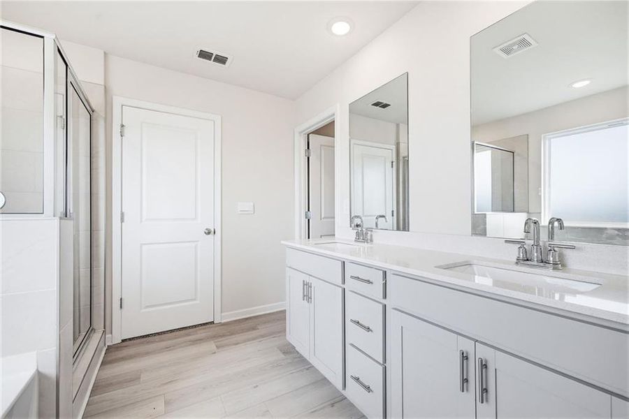 Furnished interior view inside a new home in , Fairburn (Image 7).