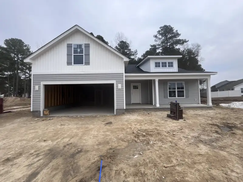 In-progress construction of a new home in Davenport Farms, Winterville, NC (Image 6).