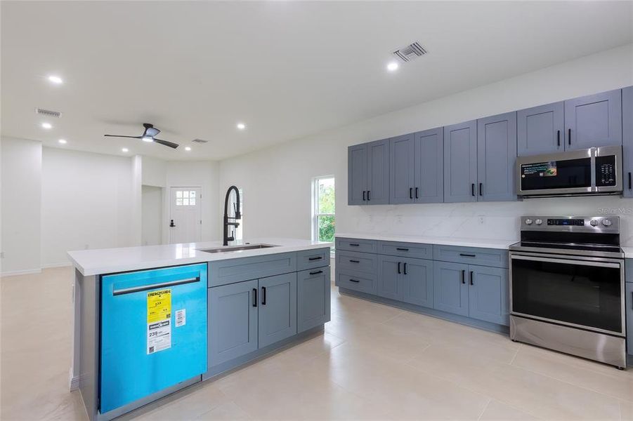 Furnished interior view inside a new home in , Sebring (Image 17).