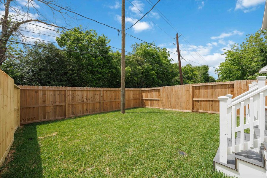 Exterior details and patio area of a home in , Houston (Image 4).