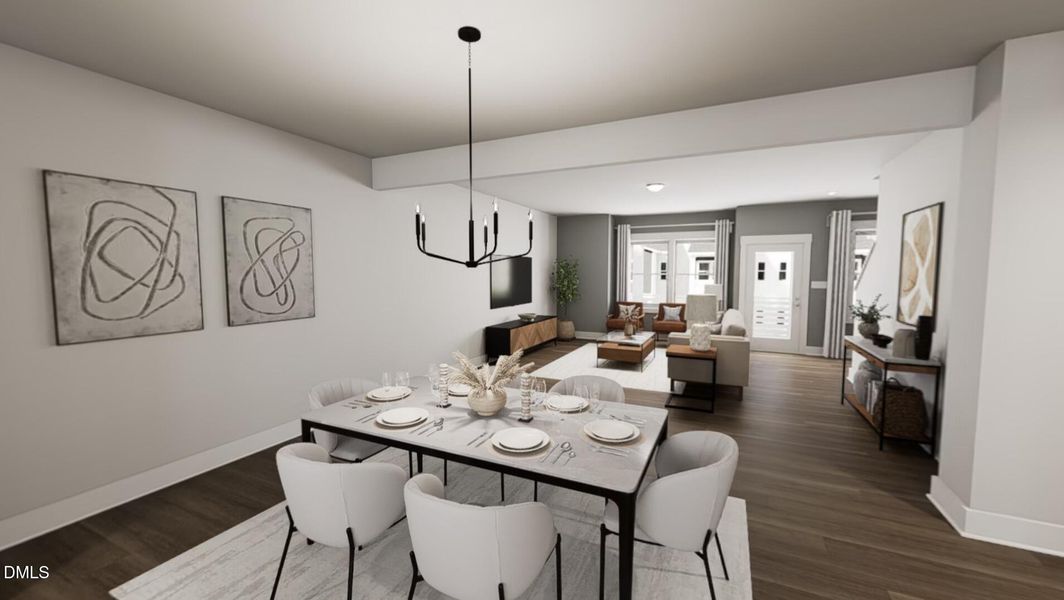 Dining + Living Room