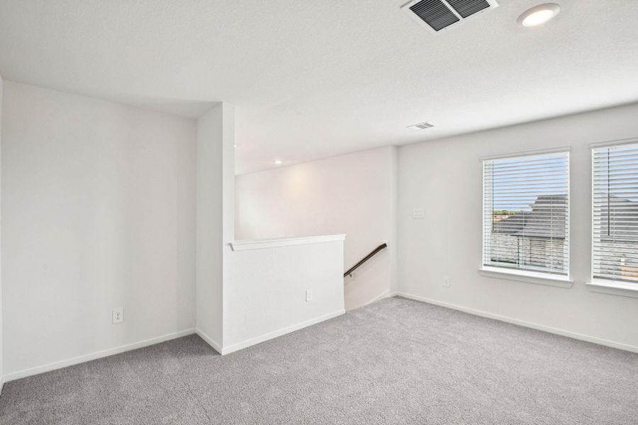 Spacious, unfurnished interior of a new home in Landing Meadows - Traditional Series, New Caney (Image 34).