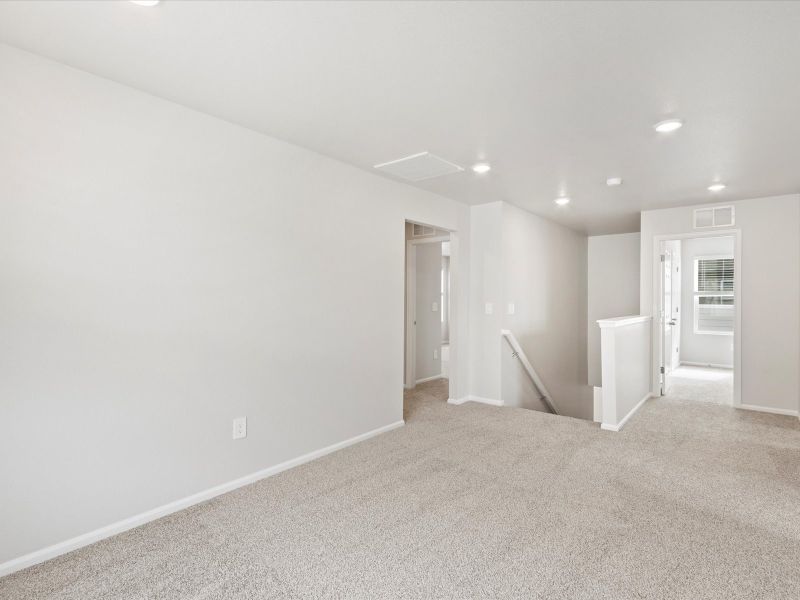 The Pagosa floorplan interior image taken at a Meritage Homes community in Greeley, CO.