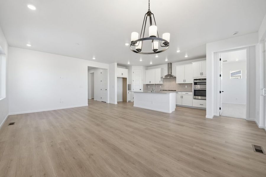 Spacious, unfurnished interior of a new home in Sterling Ranch Ascent Village, Littleton (Image 12). Spacious, unfurnished interior of a new home in Sterling Ranch Ascent Village, Littleton (Image 12).