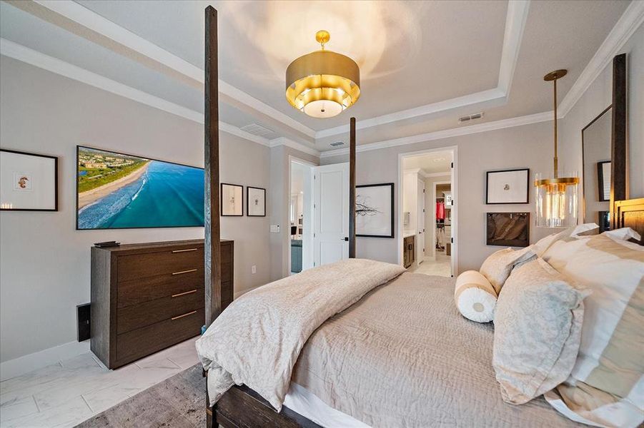 Furnished interior view inside a new home in , Venice (Image 42).