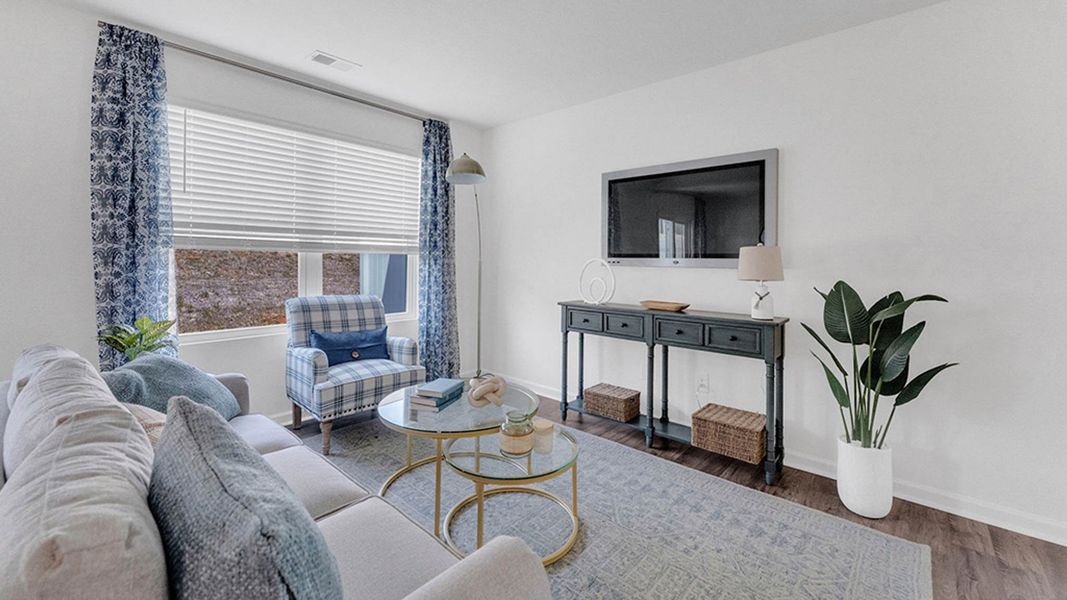 Furnished interior view inside a new home in The Arbor Townhomes, Kingsport (Image 13). Furnished interior view inside a new home in The Arbor Townhomes, Kingsport (Image 13).