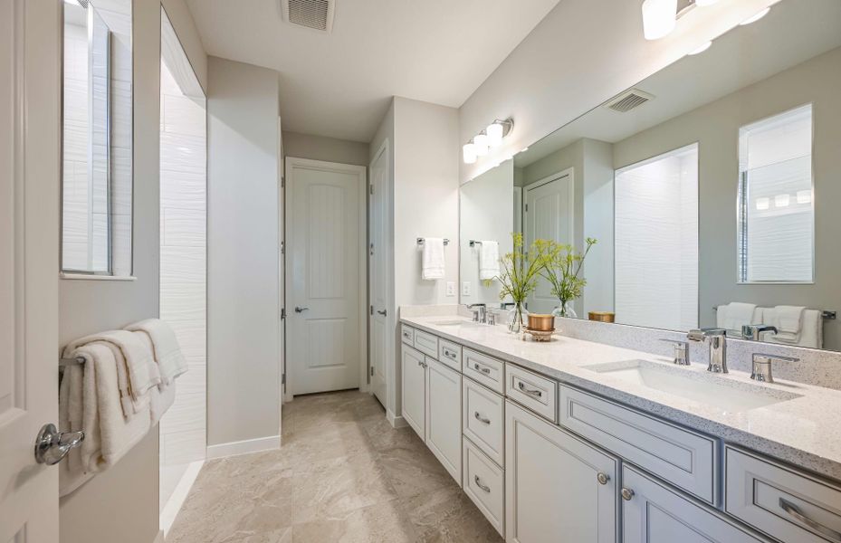 Representative furnished interior of a home built from the Mahogany Grand by Pulte Homes in Vida's Way, Wesley Chapel (Image 16). Representative furnished interior of a home built from the Mahogany Grand by Pulte Homes in Vida's Way, Wesley Chapel (Image 16).