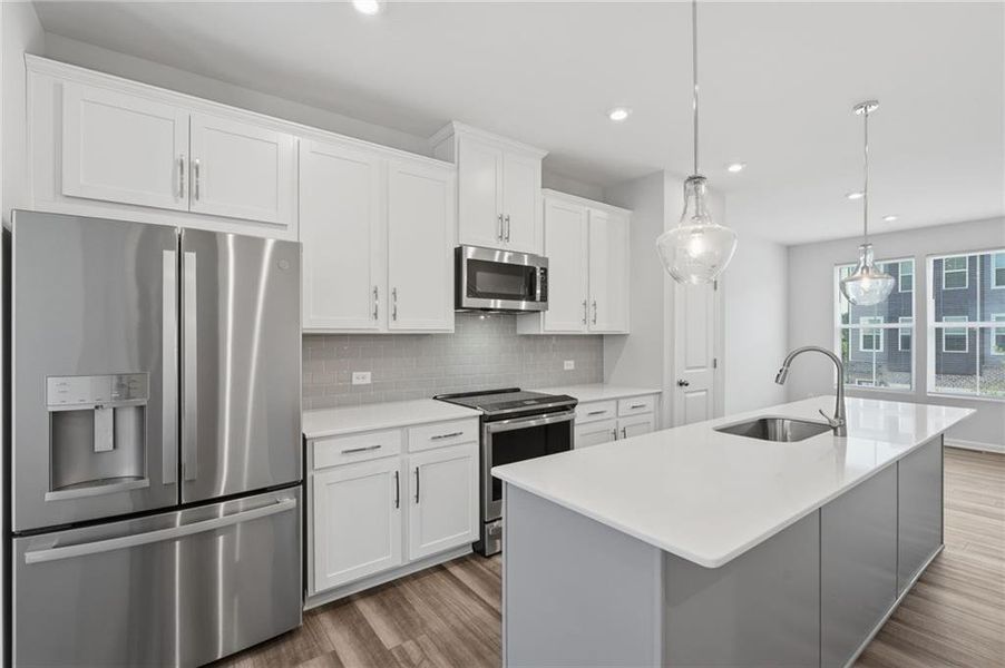 Furnished interior view inside a new home in , Atlanta (Image 9).