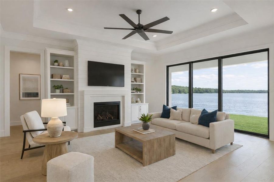 Furnished interior view inside a new home in , St. Petersburg (Image 6).