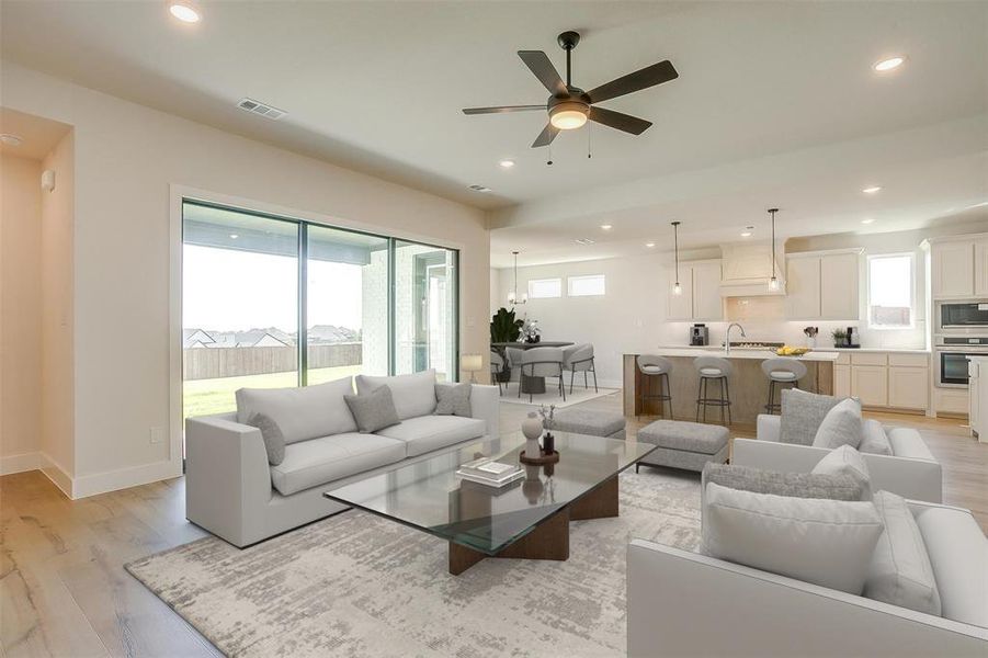 Furnished interior view inside a new home in Sweetgrass, Haslet (Image 7). Furnished interior view inside a new home in Sweetgrass, Haslet (Image 7).