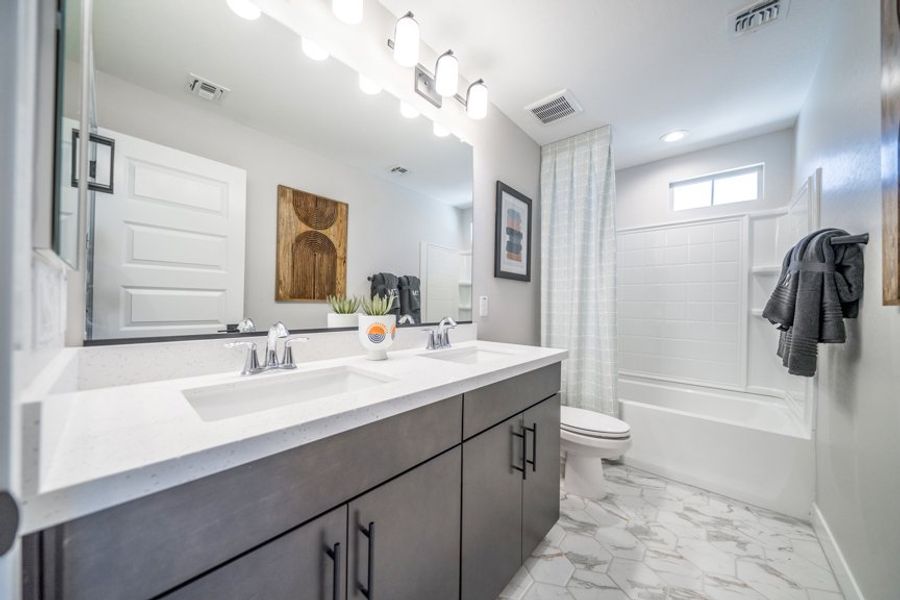 Furnished interior view inside a new home in Allen Ranches, Litchfield Park (Image 20).