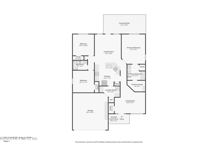 2D floor plan layout of this home in , Cocoa, FL (Image 5).