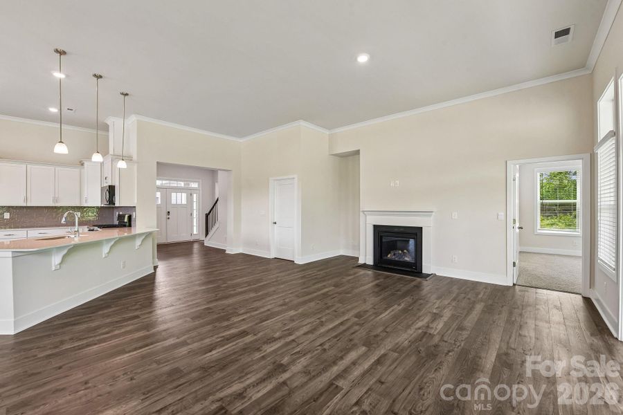 Spacious, unfurnished interior of a new home in Sanctuary at Southgate, Indian Trail (Image 23).