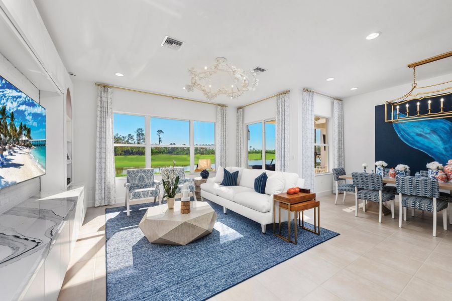 Representative furnished interior of a home built from the Luna by GL Homes in Valencia Sky (55+), Naples (Image 10).