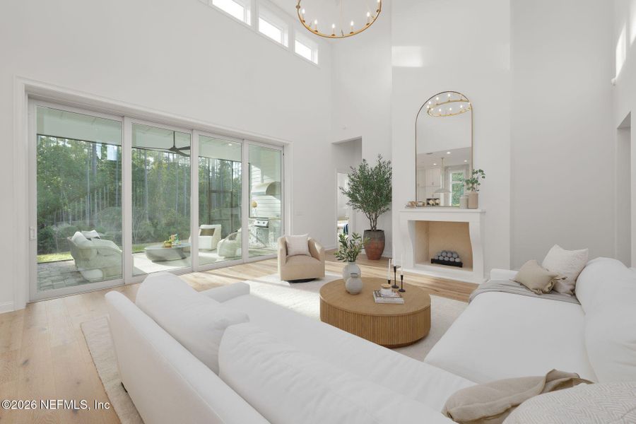 Furnished interior view inside a new home in Nocatee, Ponte Vedra (Image 53). Furnished interior view inside a new home in Nocatee, Ponte Vedra (Image 53).