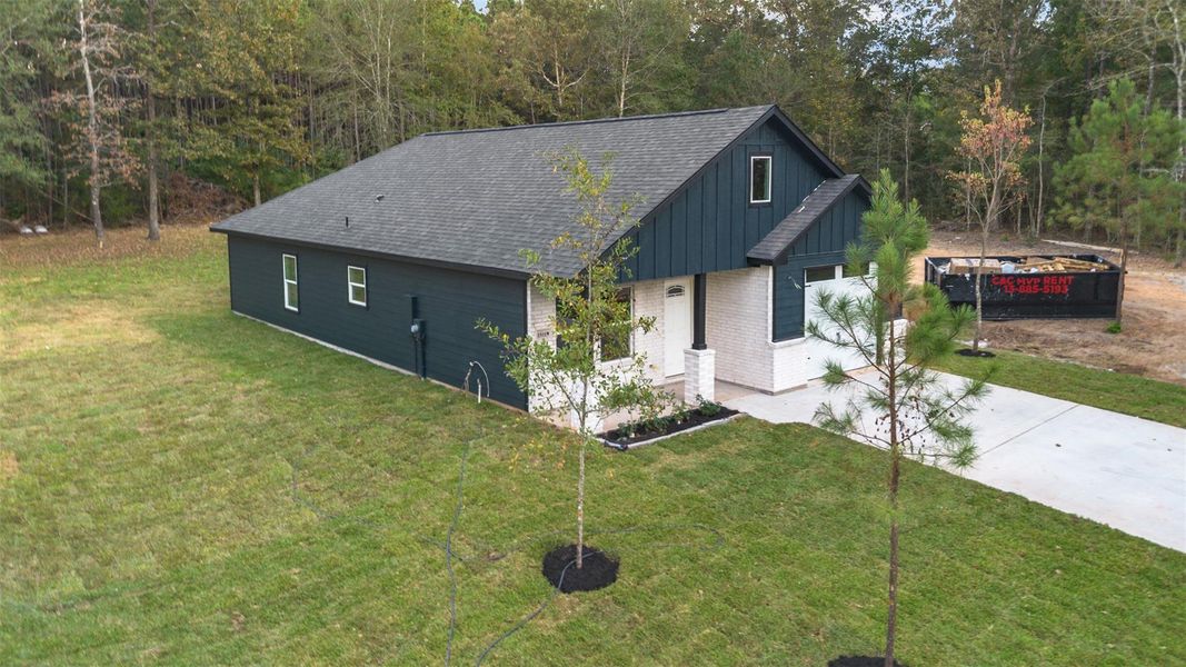 Exterior details and patio area of a home in , Willis (Image 14). Exterior details and patio area of a home in , Willis (Image 14).