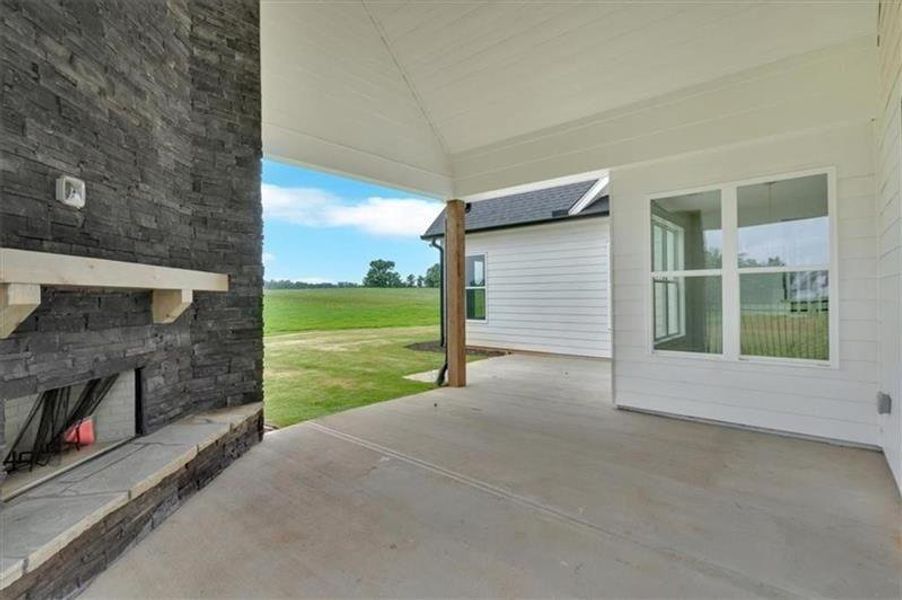 Exterior details and patio area of a home in , Rydal (Image 4).