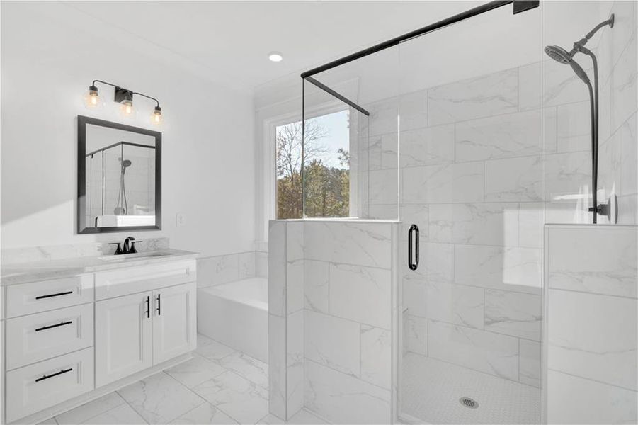 Furnished interior view inside a new home in , McDonough (Image 8).