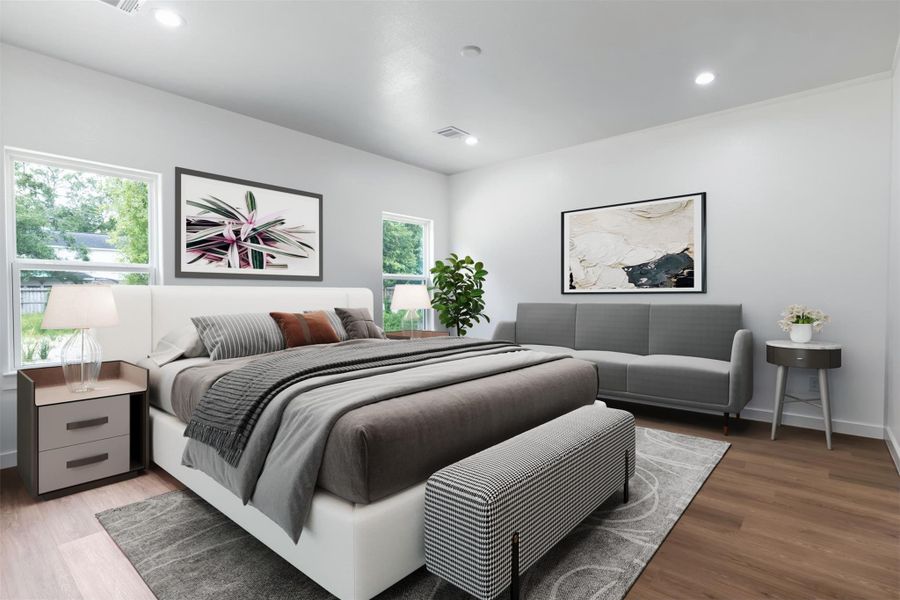 Furnished interior view inside a new home in , Splendora (Image 5).