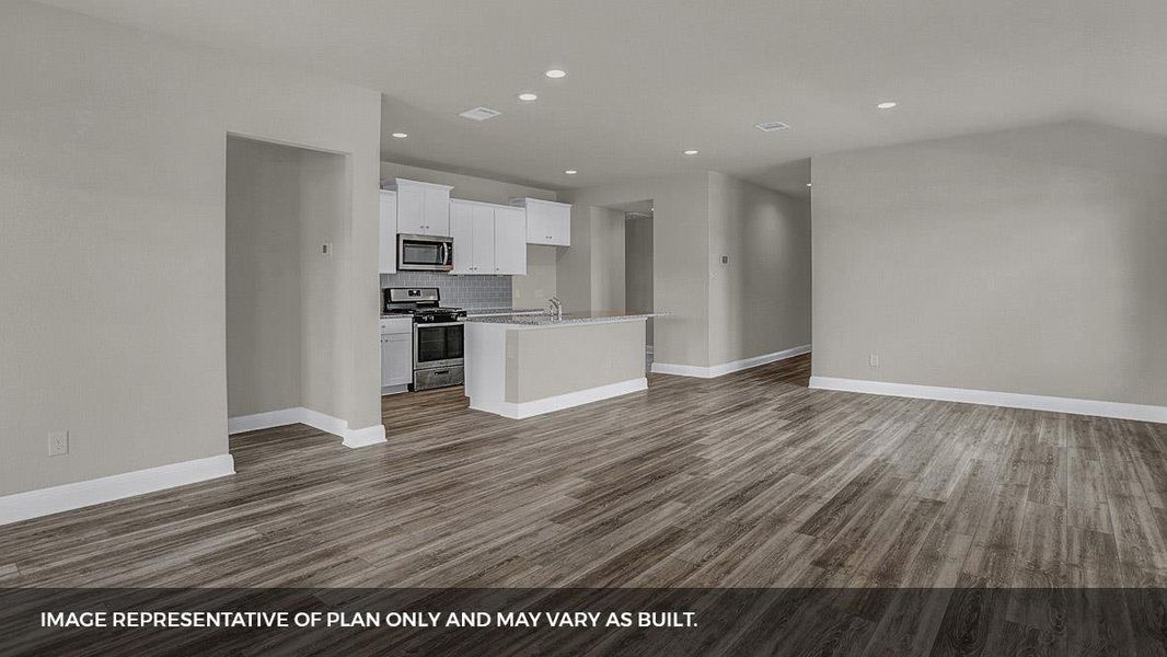Spacious, unfurnished interior of a new home in Prairie Lakes, Buda (Image 16).