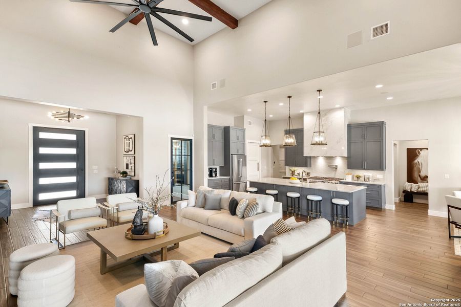 Furnished interior view inside a new home in , Fredericksburg (Image 27). Furnished interior view inside a new home in , Fredericksburg (Image 27).