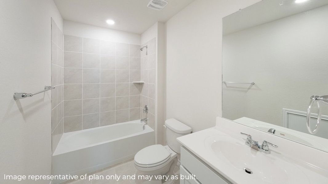 Representative furnished interior of a home built from the X35K - THE KENDALL by D.R. Horton in Abbey Glen, Lubbock (Image 8).