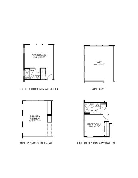2D floor plan layout of this home in West Grange, Longmont, CO (Image 34).