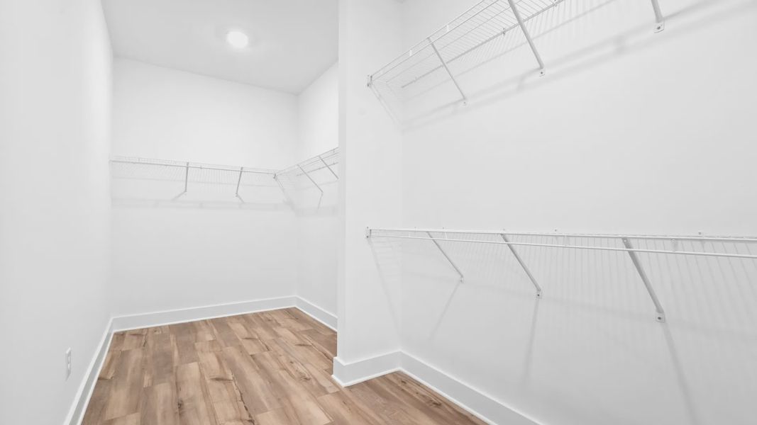 Closet of The Sutherland Design by DRB Homes