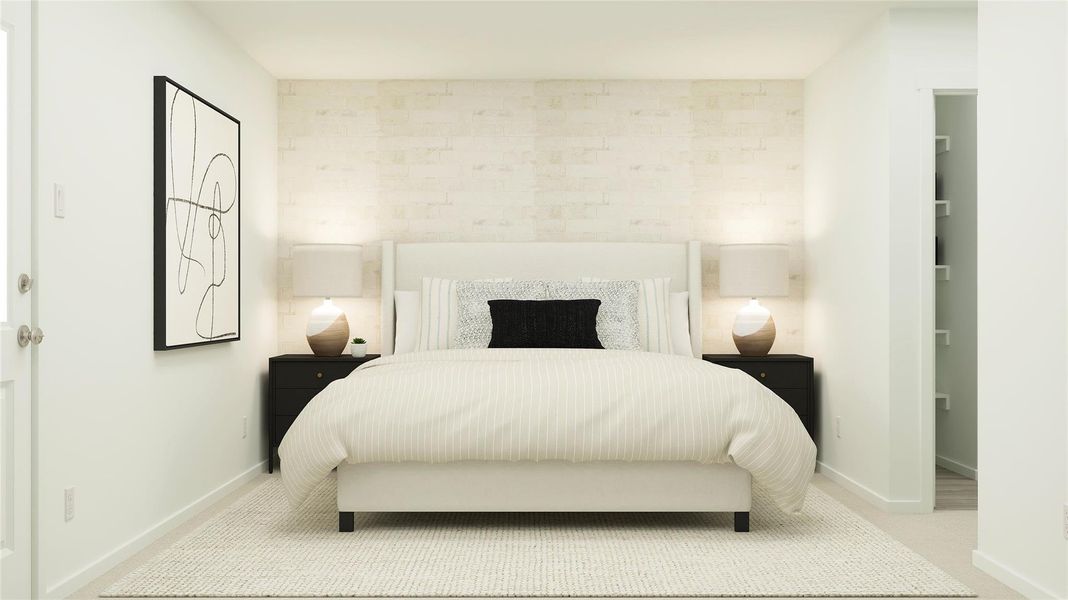 Furnished interior view inside a new home in Santa Fe Village, Cleveland (Image 19).