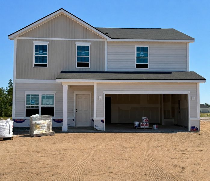 In-progress construction of a new home in The Village at Sassafras, Allenhurst, GA (Image 4). In-progress construction of a new home in The Village at Sassafras, Allenhurst, GA (Image 4).