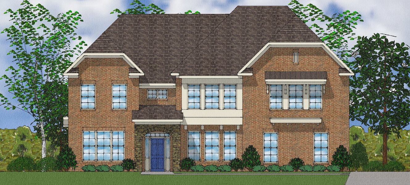 Representative exterior photo of a completed home built from the Rutledge II - Elite Collection by Mungo Homes in Suter Estates, Easley, SC (Image 19).