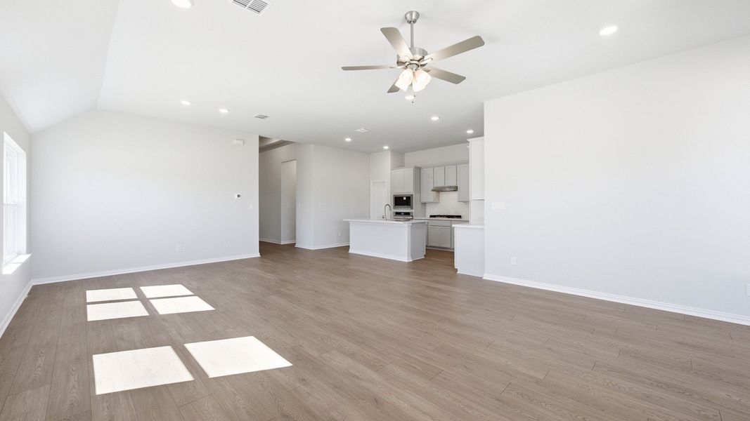 Representative furnished interior of a home built from the Mahogany by DRB Homes in Spring Creek, Taylor (Image 12). Representative furnished interior of a home built from the Mahogany by DRB Homes in Spring Creek, Taylor (Image 12).