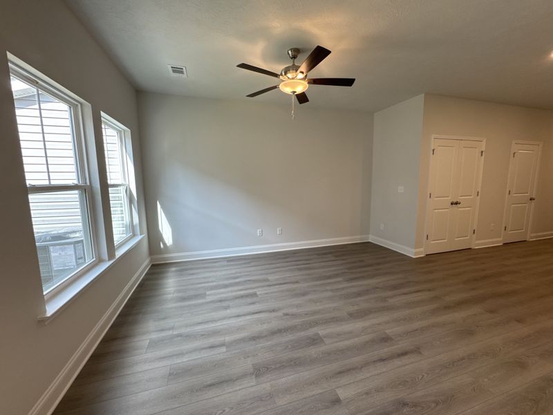 Spacious, unfurnished interior of a new home in Caroleton Townhomes, Grovetown (Image 16). Spacious, unfurnished interior of a new home in Caroleton Townhomes, Grovetown (Image 16).