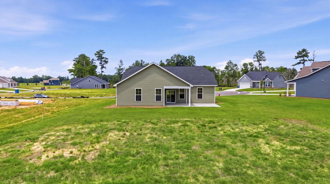 Exterior details and patio area of a home in Oak Grove, Conway (Image 19).