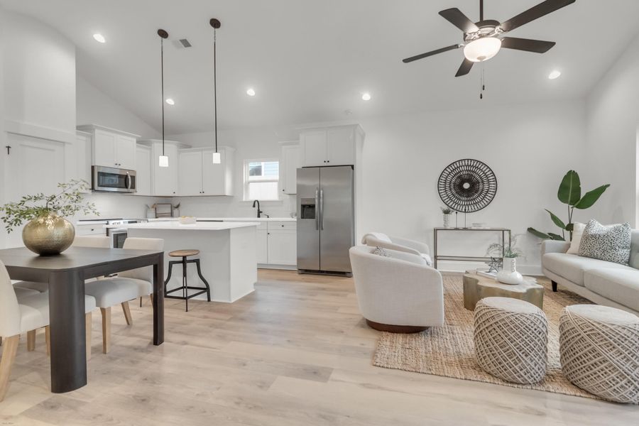 Furnished interior view inside a new home in , Charleston (Image 11). Furnished interior view inside a new home in , Charleston (Image 11).