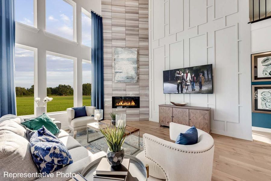 Furnished interior view inside a new home in Prairie Ridge, Venus (Image 3).