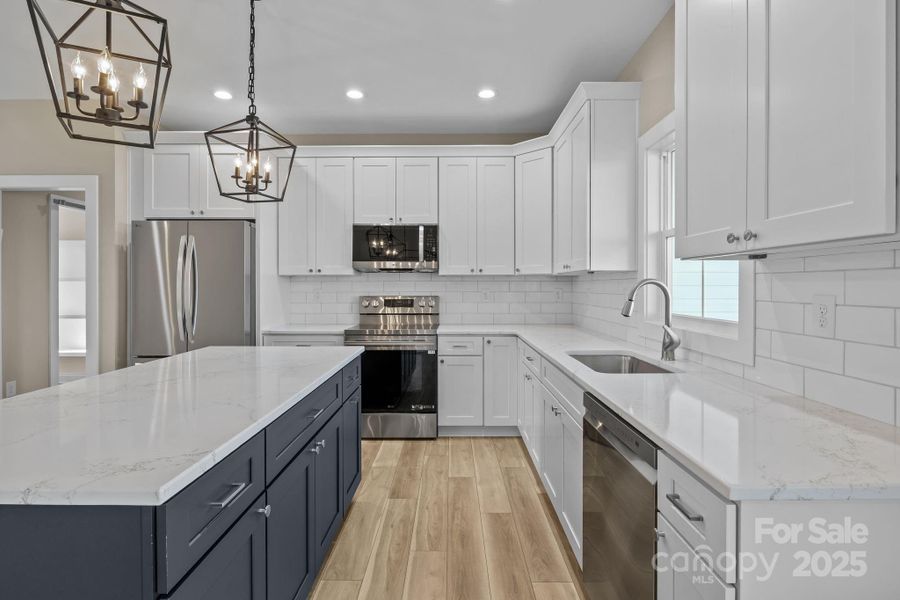 Furnished interior view inside a new home in , Olin (Image 11). Furnished interior view inside a new home in , Olin (Image 11).