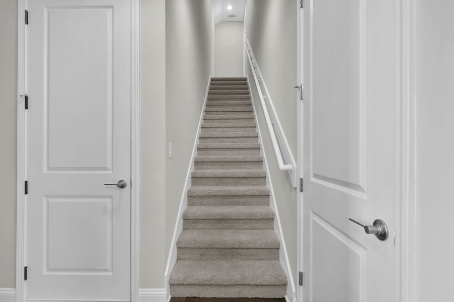 Representative unfurnished interior of a home built from the Naples by Riverside Homes in Mariposa at EverRange, Jacksonville (Image 36).