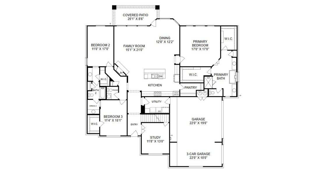 2D floor plan layout for the Ingram II by Giddens Homes in Burnet Hilltop Estates, Cedar Park, TX (Image 5). 2D floor plan layout for the Ingram II by Giddens Homes in Burnet Hilltop Estates, Cedar Park, TX (Image 5).
