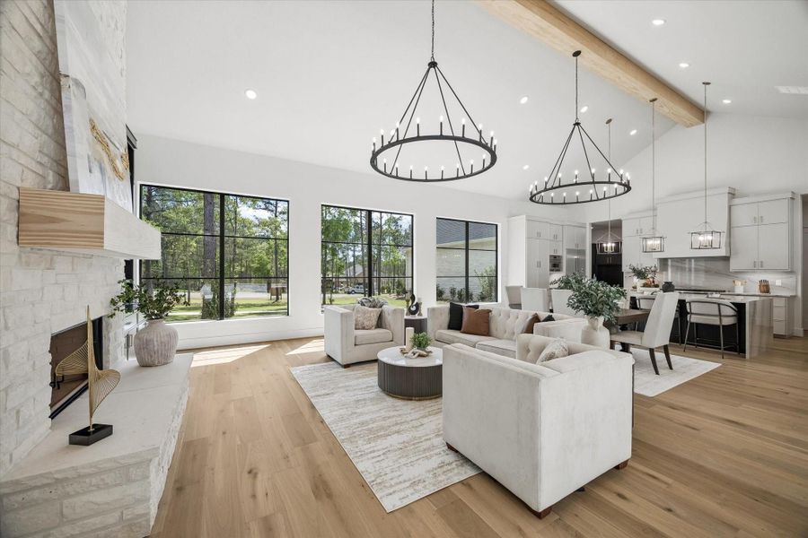 Furnished interior view inside a new home in , Montgomery (Image 15).