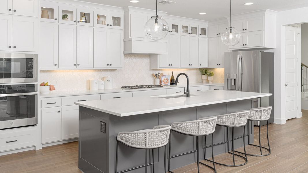 Furnished interior view inside a new home in The Parks at Wilson Creek, Celina (Image 16).