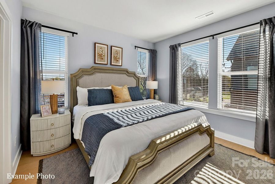 Furnished interior view inside a new home in North End Terraces, Charlotte (Image 15).
