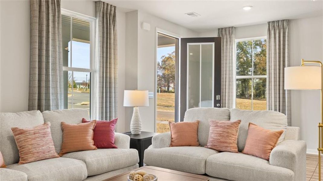 Furnished interior view inside a new home in Brookland Commons, Monroe (Image 17).