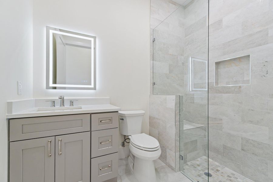 Furnished interior view inside a new home in , Jupiter (Image 49).