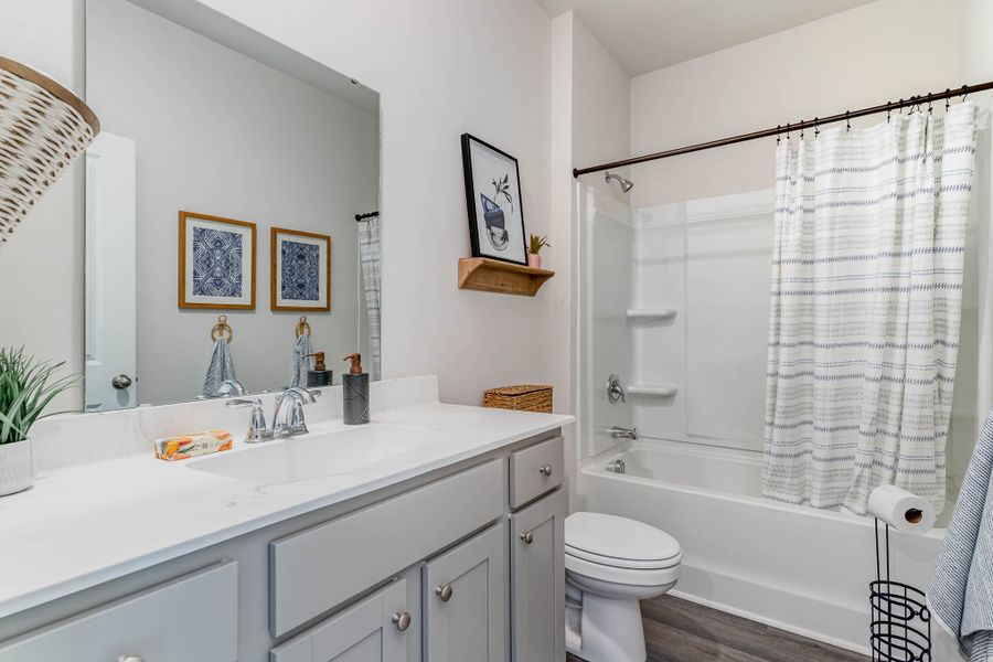 Representative furnished interior of a home built from the KERRY by D.R. Horton in Summerville, Darlington (Image 7).