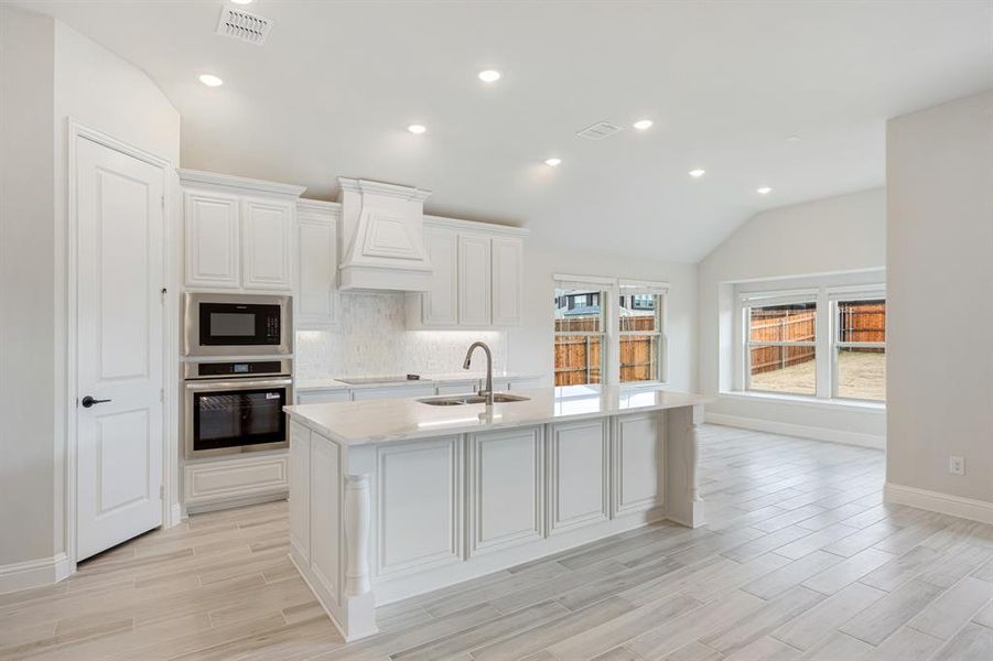 Furnished interior view inside a new home in Sunrise at Garden Valley, Waxahachie (Image 14).