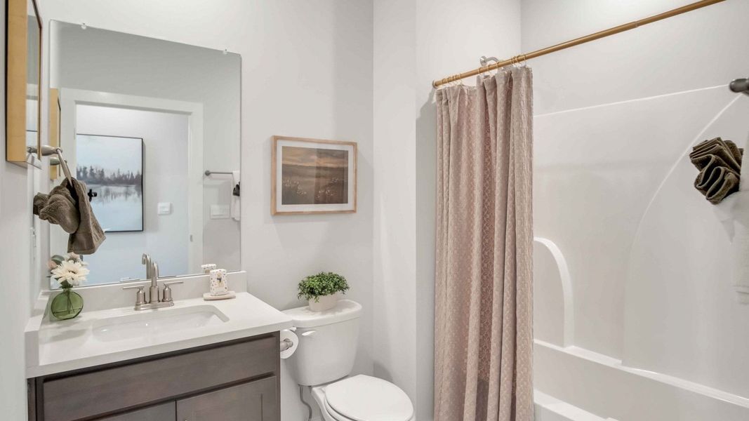 Furnished interior view inside a new home in Nexus South, Gallatin (Image 18).